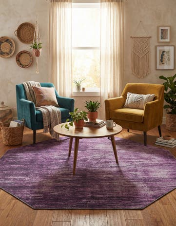 7' 7 x 7' 7 Asha Octagon Rug