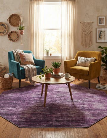 7' 7 x 7' 7 Asha Octagon Rug