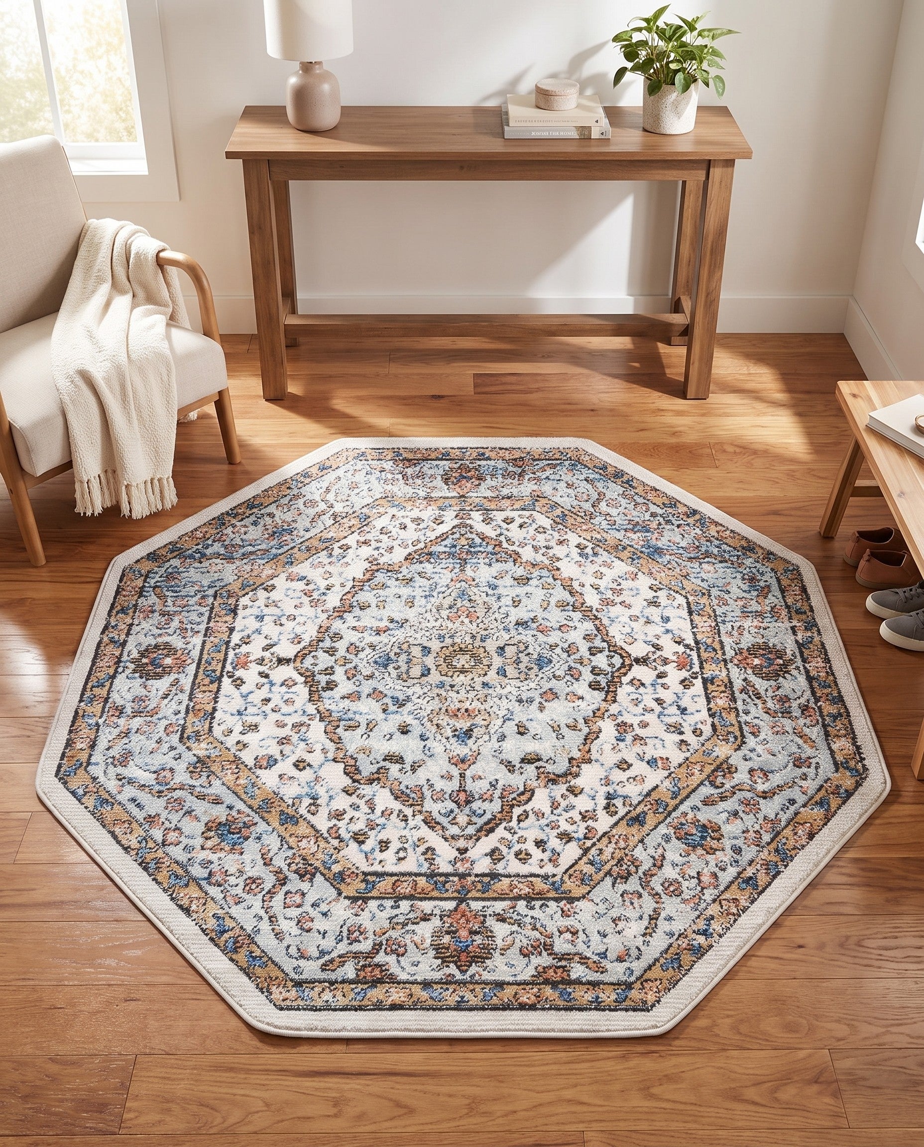 4' x 4' Nyla Octagon Rug