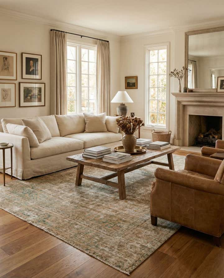 8' 8 x 11' 10 Hand Knotted Ultra Vintage Persian Wool Rug