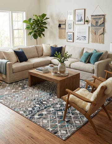 10' 8 x 14' Moroccan Trellis Rug