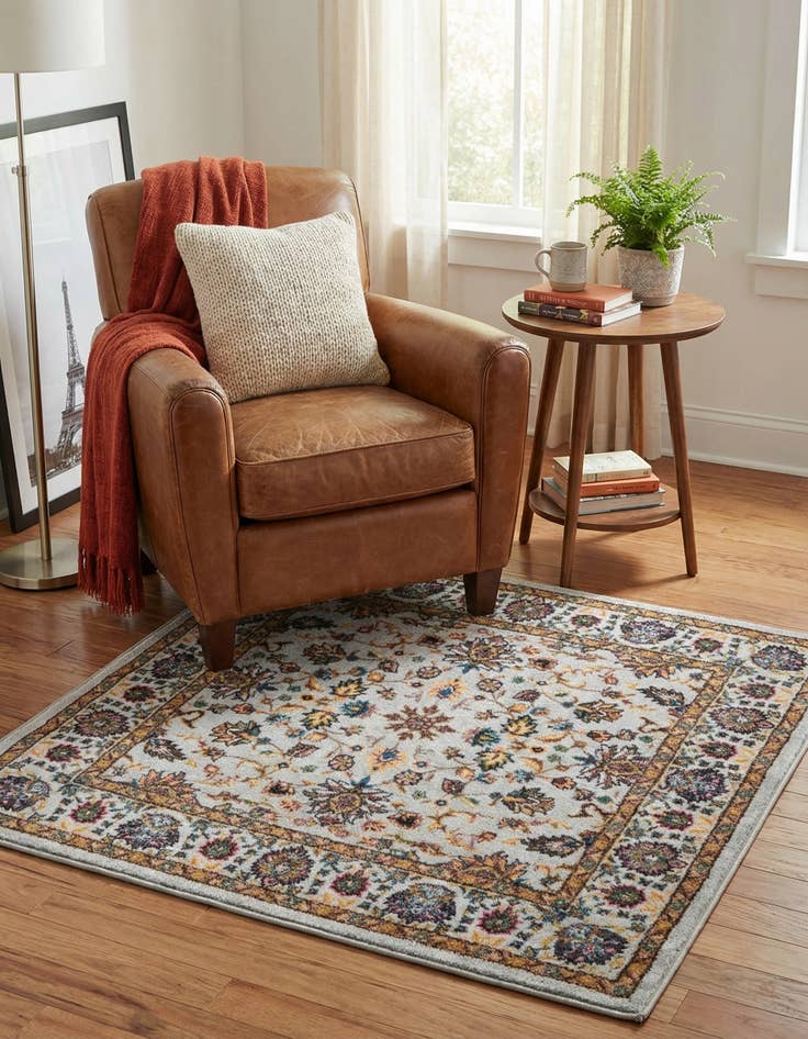 Detail image of 3' 3 x 3' 3 Medina Square Rug