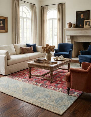 5' x 7' 7 Hand Knotted Ariana Ziegler Rug