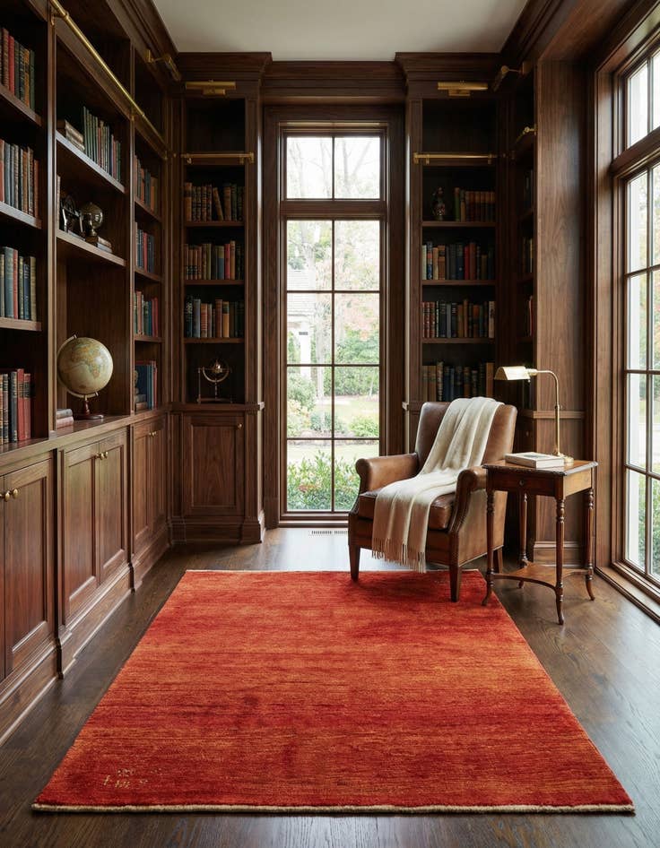 Detail image of  5' x 6' 4  Hand Knotted Gabbeh Shouli Persian Wool Rug