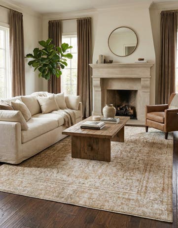 9' 5 x 12' 3 Hand Knotted Ultra Vintage Persian Wool Rug