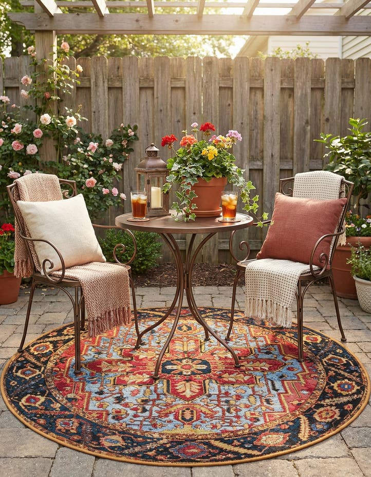 4' x 4' Easy-Clean Traditional Indoor / Ou...