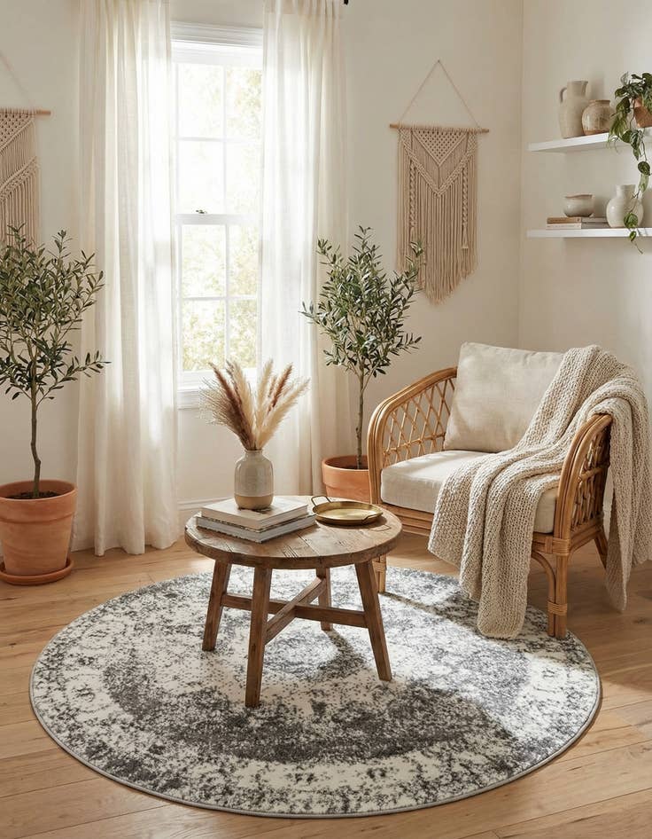 Detail image of 3' 3 x 3' 3 Venice Round Rug