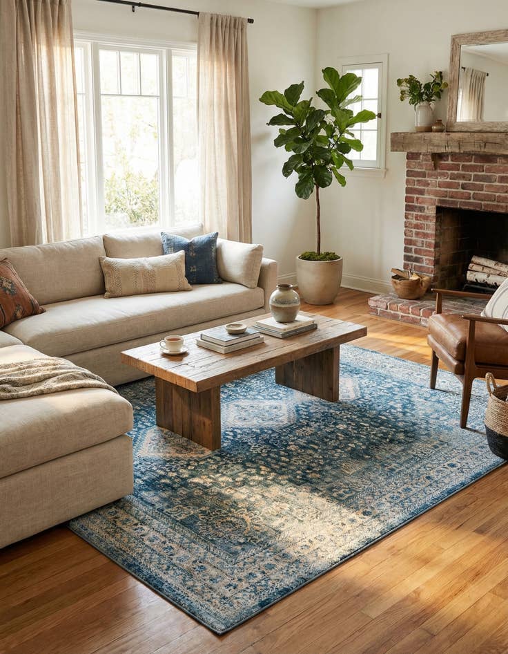 Detail image of 10' 2 x 10' 2 Newport Square Rug