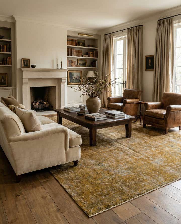 9' 5 x 13' Hand Knotted Ultra Vintage Persian Wool Rug