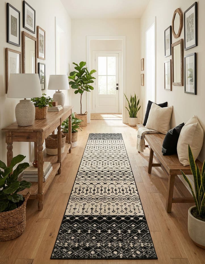 3' 3 x 16' 5 Moroccan Trellis Runner...