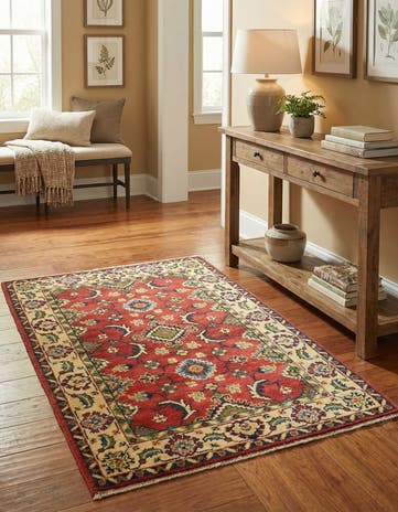 2' 9 x 4' 2 Hand Knotted Kazak Rug
