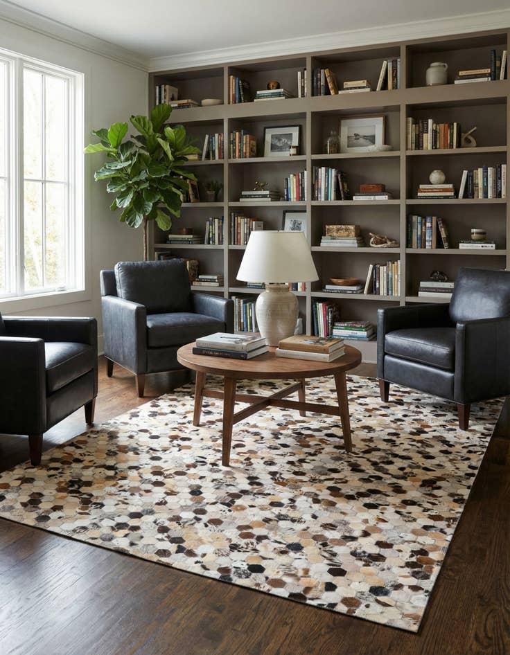 Detail image of 5' x 8' Cowhide Rug