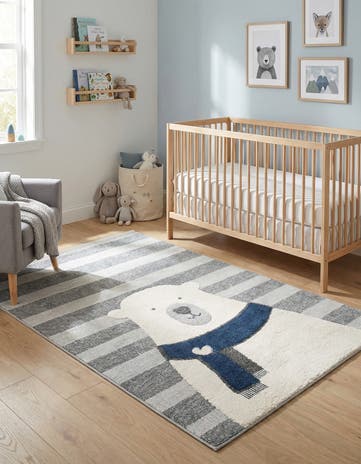 5' 3 x 8' Whimsy Kids Rug