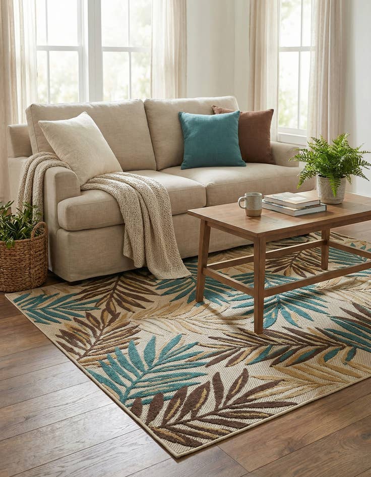 Detail image of  4' x 6'  Washable Casablanca Indoor / Outdoor Rug