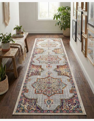 Ivory Budapest Runner Rug