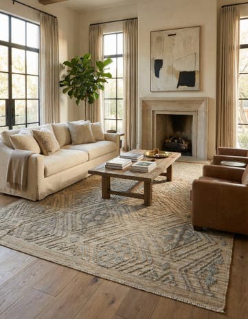 8' 10 x 12' 1 Hand Knotted Darya Wool Rug