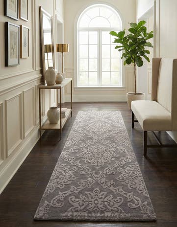 2' 10 x 9' 11 Hand Knotted Darya Wool Runner Rug