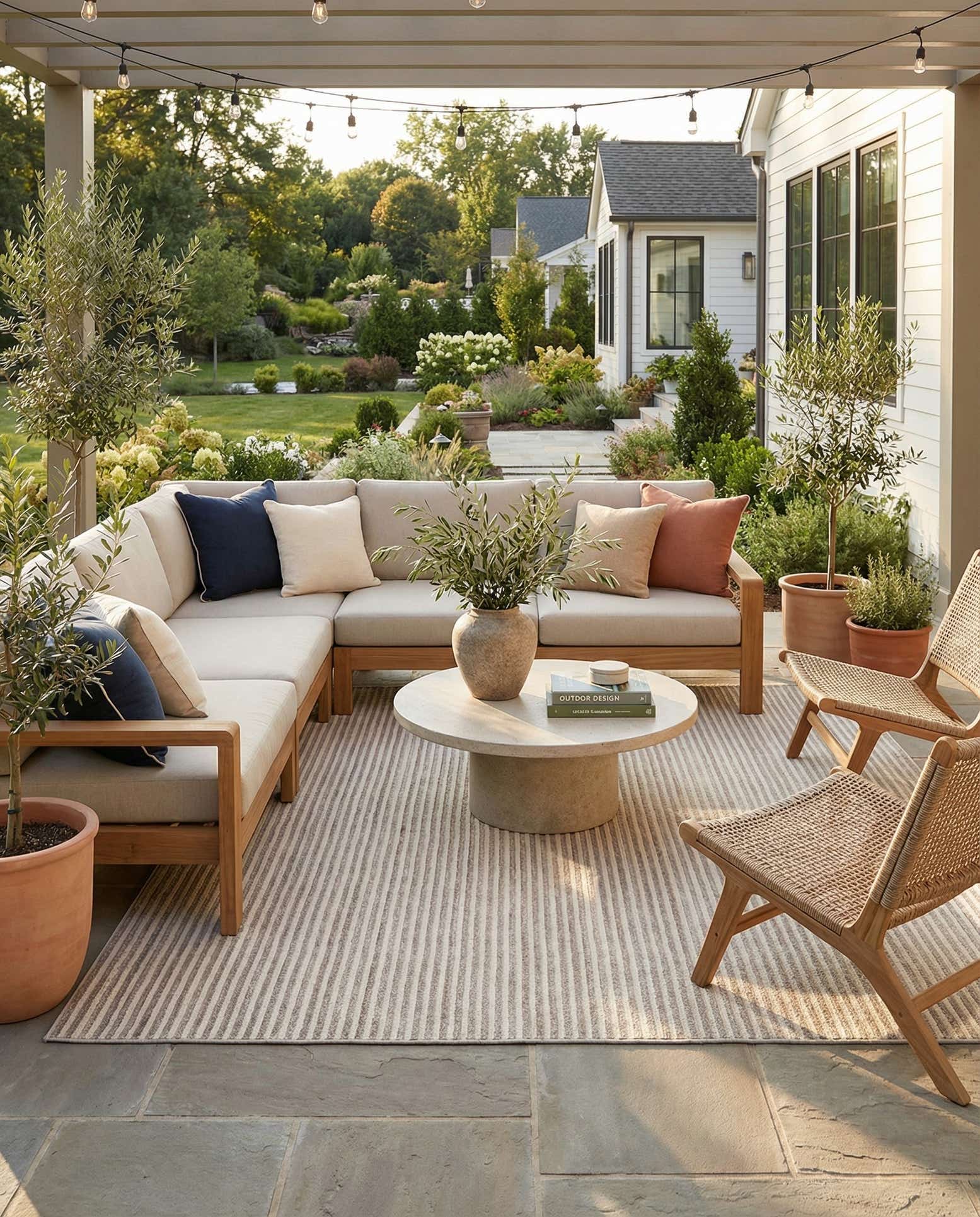 10' x 14' Easy-Clean Sabrina Soto Indoor / Outdoor Rug