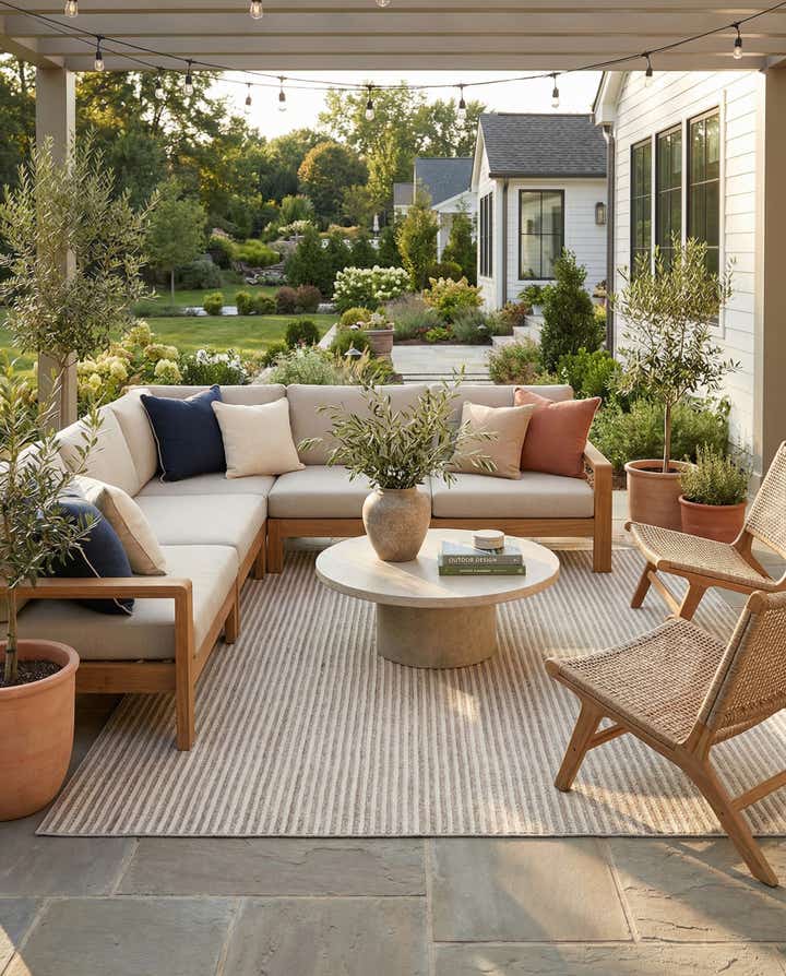 10' x 14' Easy-Clean Sabrina Soto Indoor / Outdoor Rug
