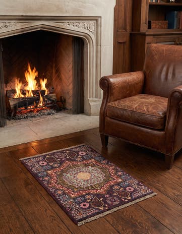 2' x 3' Hand Knotted Mamluk Ziegler Rug