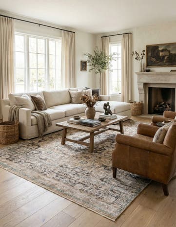 7' 4 x 10' 6 Hand Knotted Ultra Vintage Persian Wool Rug