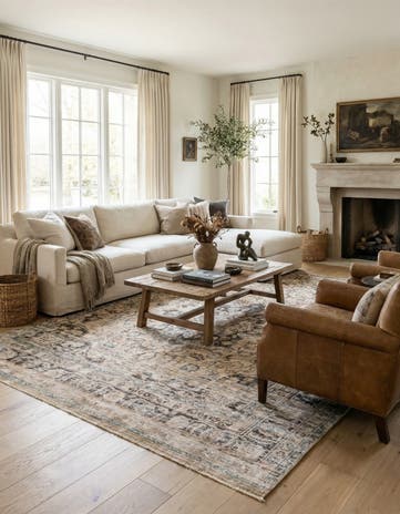 7' 4 x 10' 6 Hand Knotted Ultra Vintage Persian Wool Rug