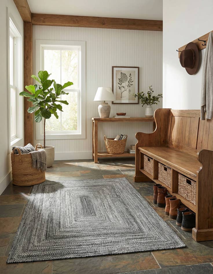 Detail image of 7' 10 x 10'  Hand Woven Eco Verse   Washable Indoor / Outdoor Rug