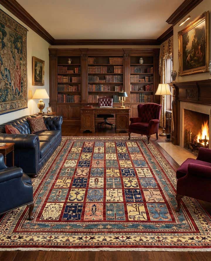 6' 6 x 10' Hand Knotted Ariana Ziegler Rug