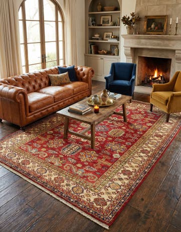 5' 8 x 8' 1 Kazak Wool Rug