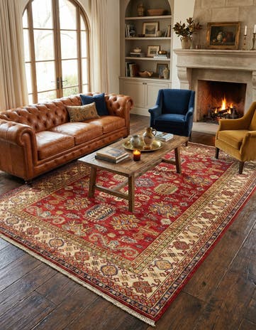5' 8 x 8' 1 Kazak Wool Rug