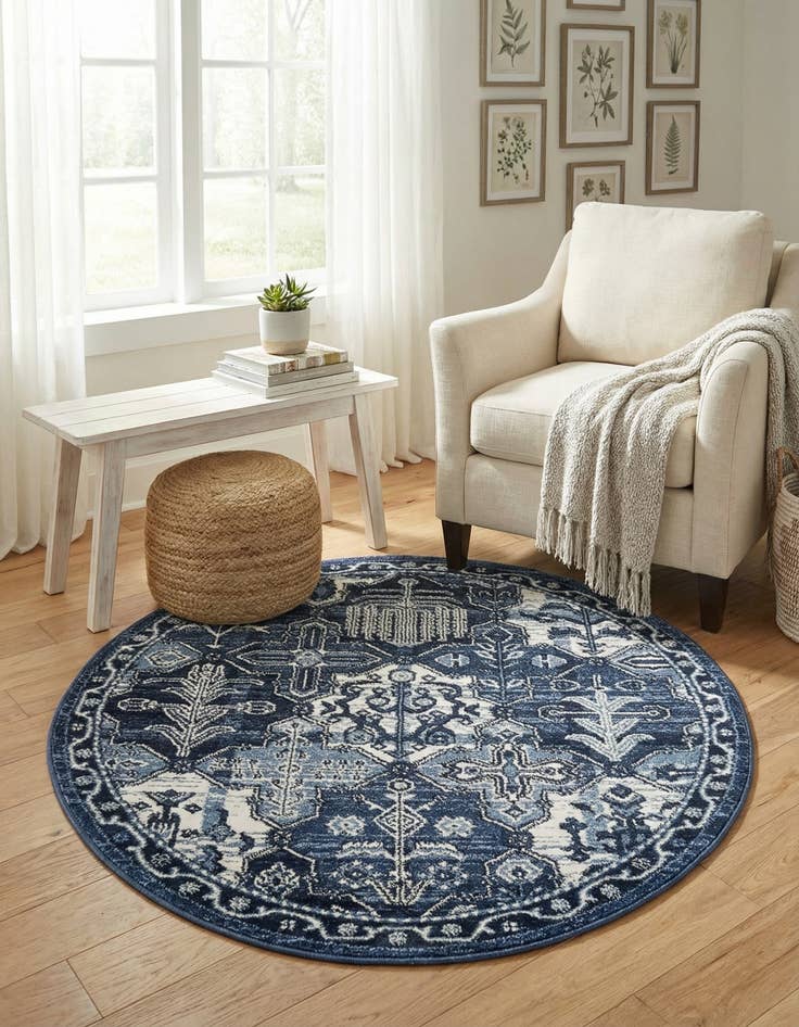 Detail image of 3' x 3' Vista Round Rug