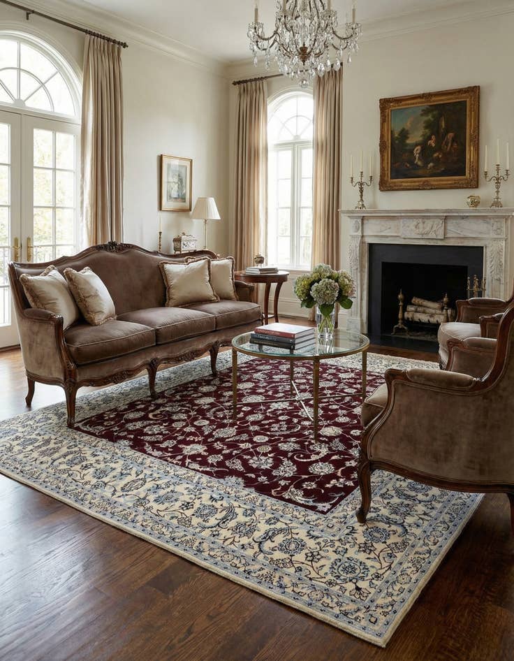 Detail image of  8' 6 x 8' 7 Nain Rug