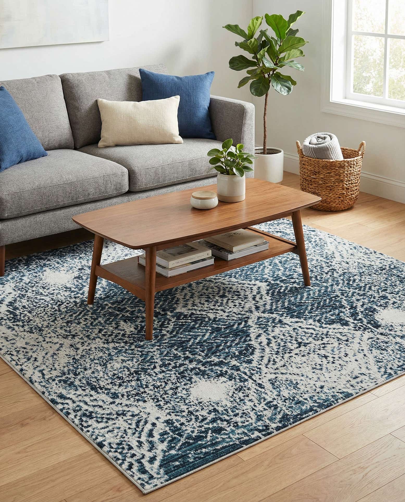 5' 3 x 5' 3 Kamala Washable Square Rug