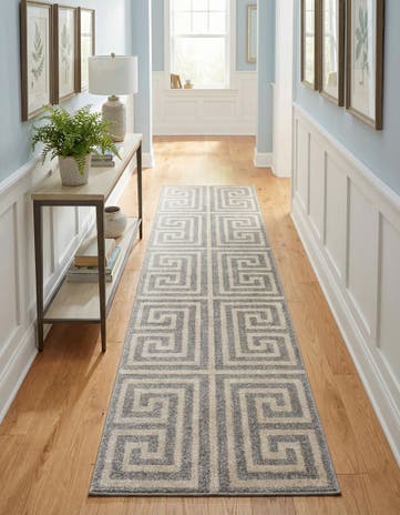 Gray Hera Runner Rug