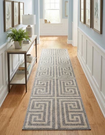 Gray Hera Runner Rug