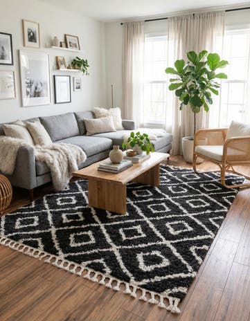 9' x 12' Athena Shag Rug