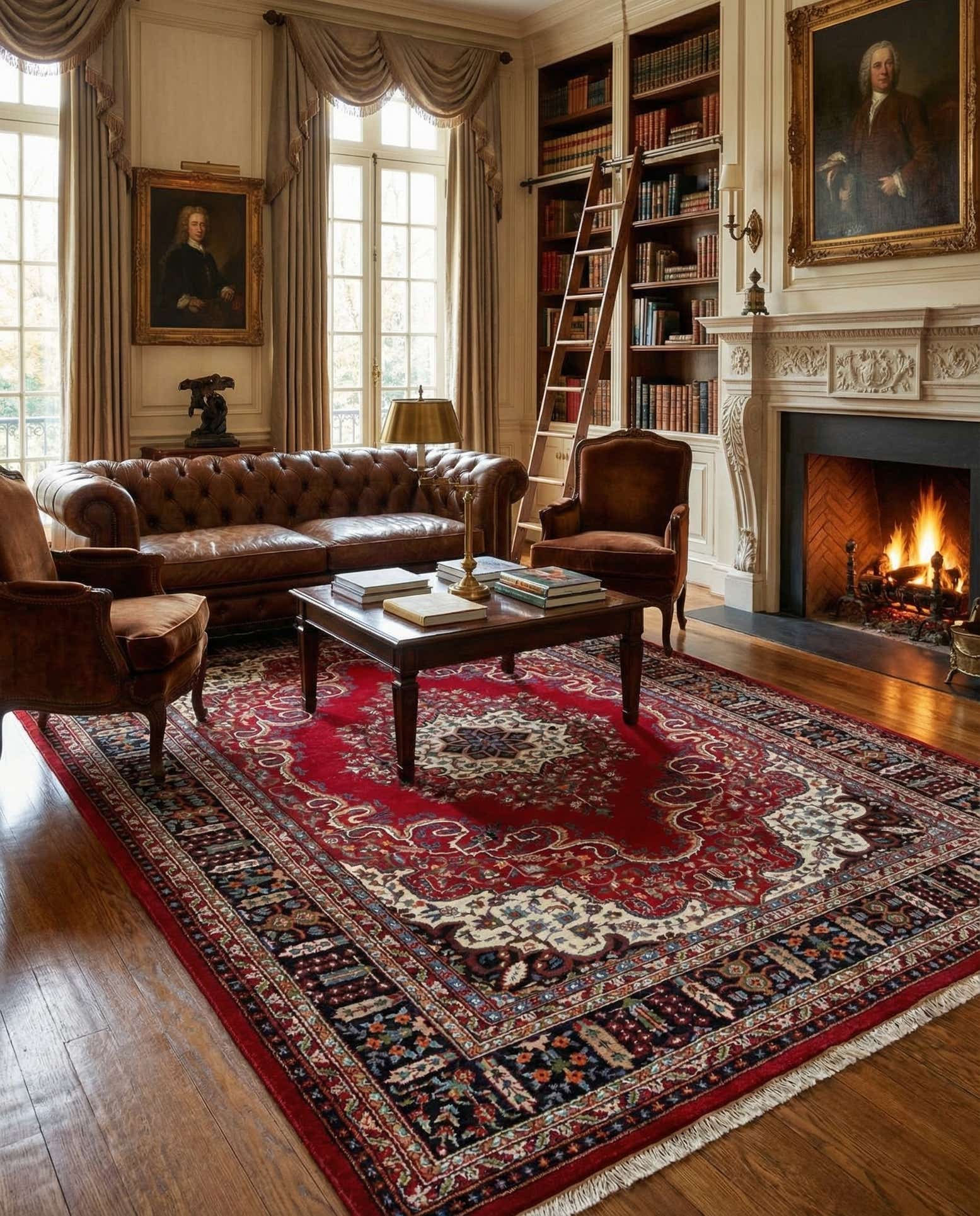 7' x 10' 2 Hand Knotted Bidjar Wool Rug