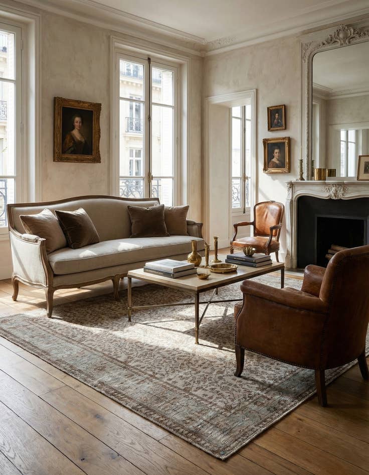 Detail image of 5' 6 x 9' 3 Ultra Vintage Wool Rug