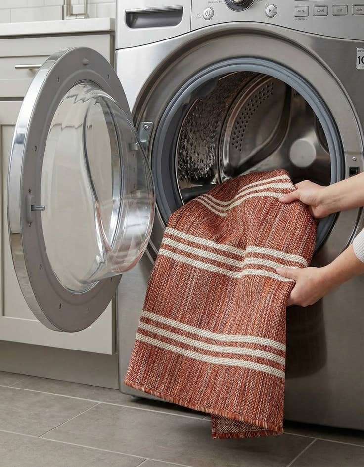 Detail image of 2' x 3'  Washable Jill Zarin Anguilla Indoor / Outdoor Rug