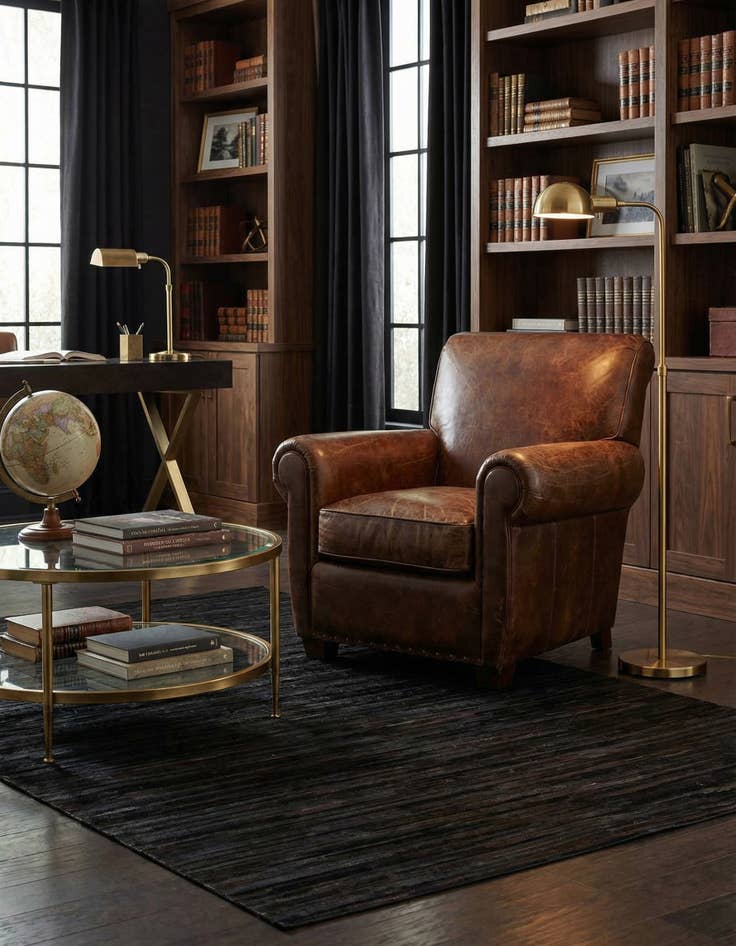 Detail image of 5' x 8' Cowhide Stocks Rug