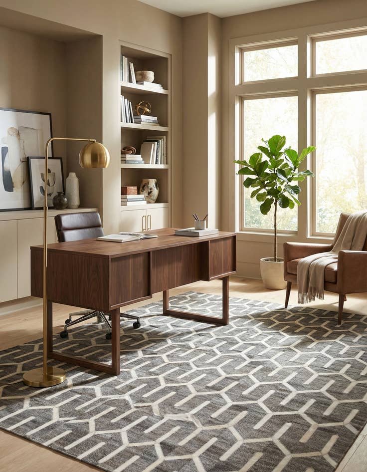 Detail image of 5' x 8' 1 Cowhide Rug