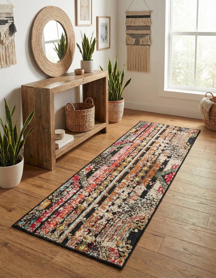 Detail image of 2' x 6'  Washable Casablanca Indoor / Outdoor Runner Rug