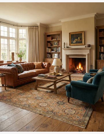 7' 7 x 10' 10 Arak Wool Rug