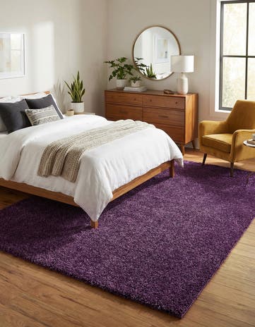 5' 3 x 7' 7 Solid Frieze Rug