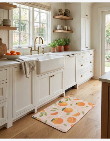 Light Pink Oranges Comfort Mat