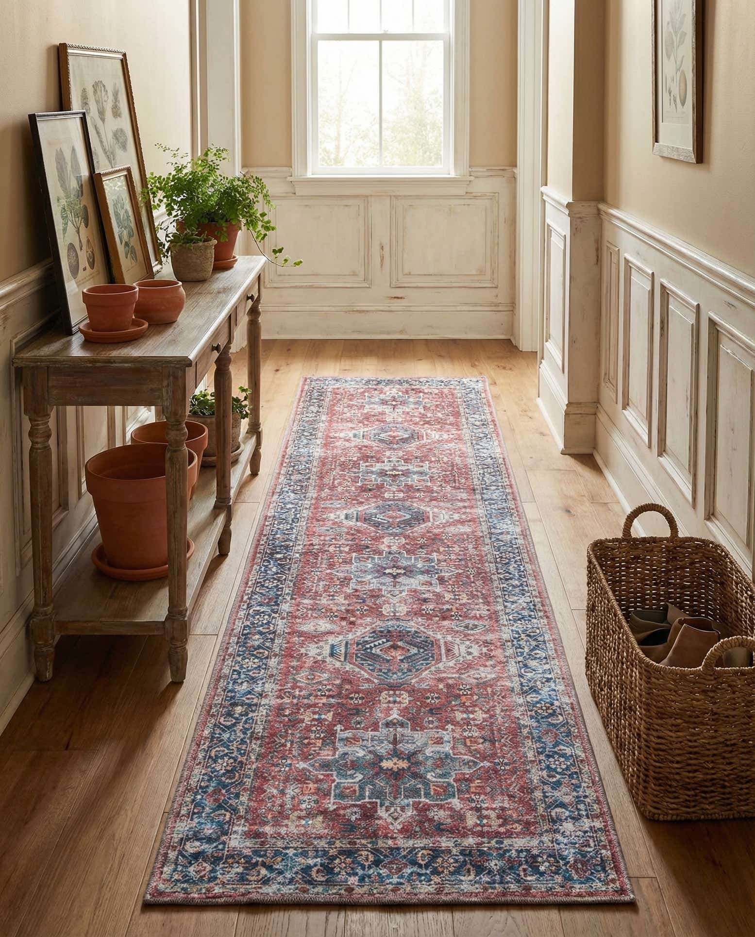 2' x 8' Washable Yara Runner Rug