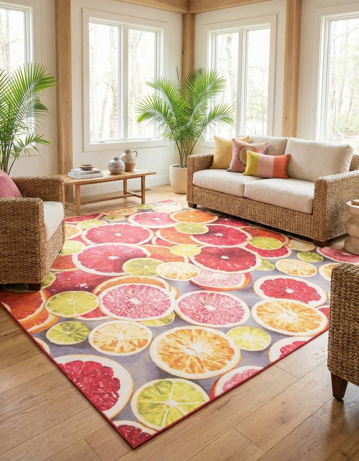 Detail image of 10' x 13'  Washable Jill Zarin Caribbean Indoor / Outdoor Rug