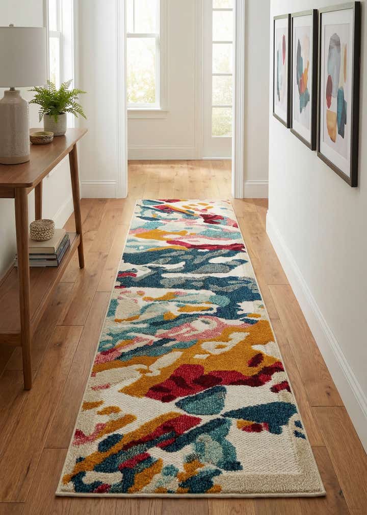 2' x 6' Easy-Clean Casablanca Indoor / Outdoor Runner Rug