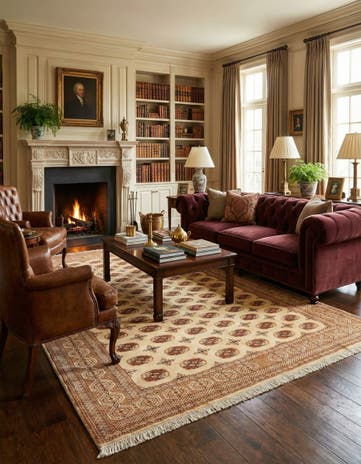 8' 7 x 10' 3 Bokhara Wool Rug