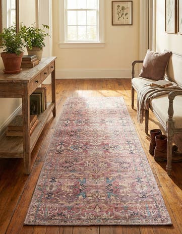 2' x 5' Washable Nostalgia Runner Rug